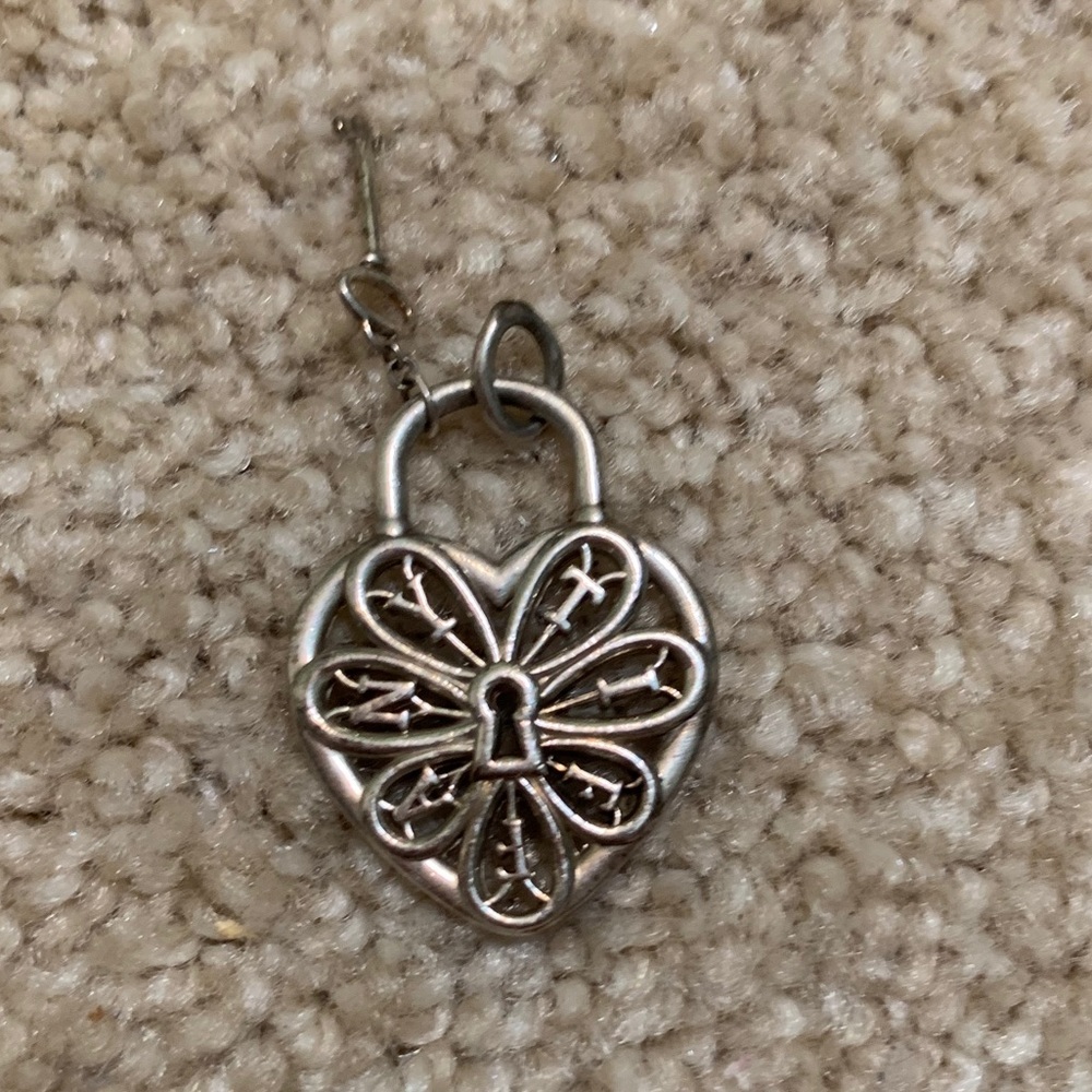 Authentic Tiffany Filigree heart charm